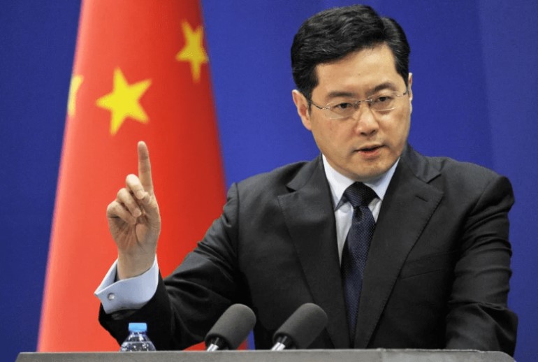 中國駐美大使館發言人劉鵬宇指蕭美琴為「台獨頑固分子」。