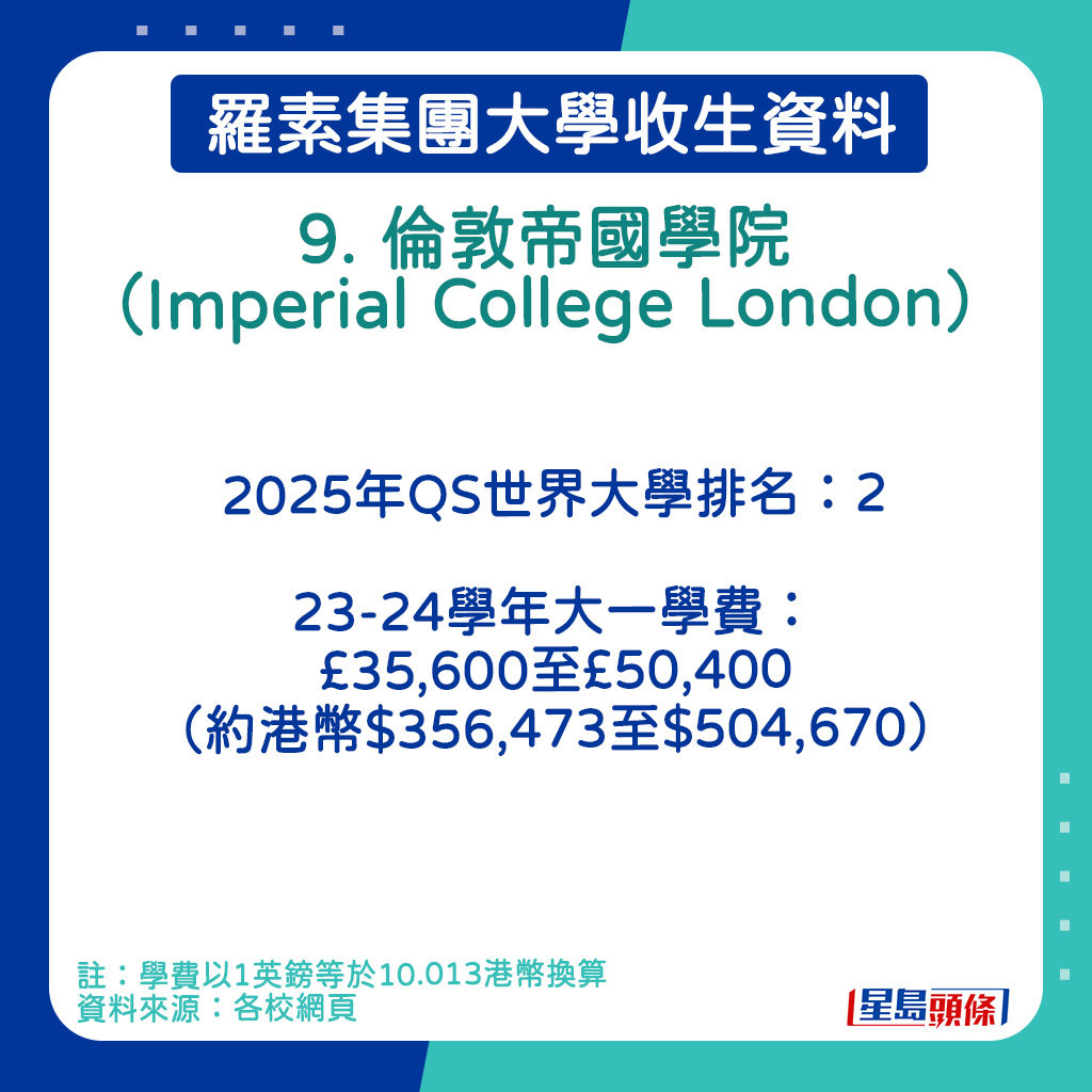 伦敦帝国学院（Imperial College London）