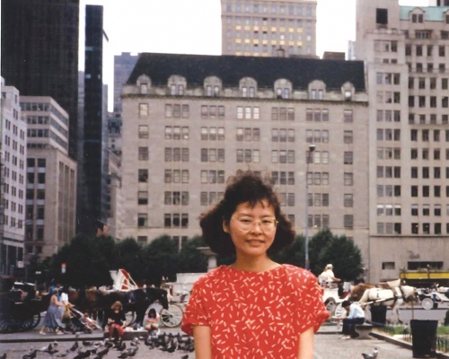 1988年被派往美國華盛頓環保部門實習的林鄭月娥。