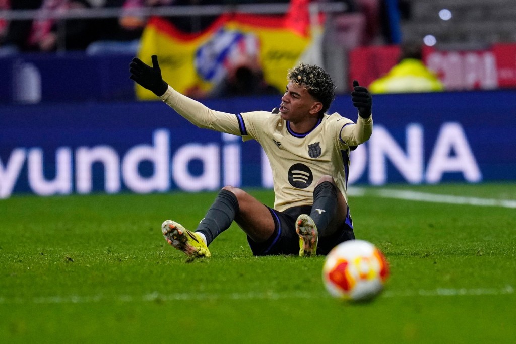 拉明耶馬今場表現令人失望。(美聯社) 拉明耶馬今場表現令人失望。(美聯社)