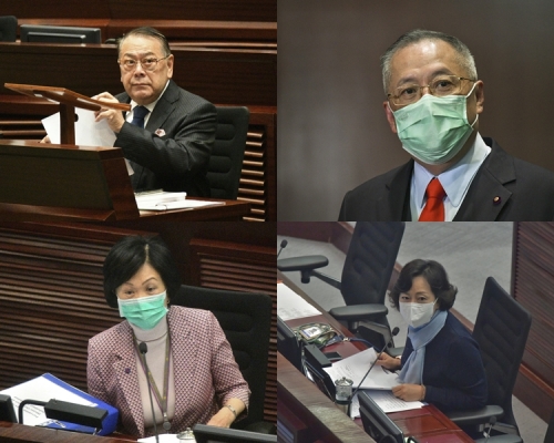 石禮謙、葉劉淑儀、張宇人及麥美娟獲提名。 資料圖片