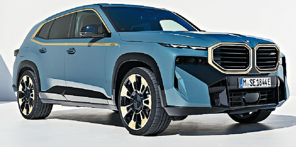 ■XM外形設計有別於同廠任何SUV，鬼面罩超巨型。

