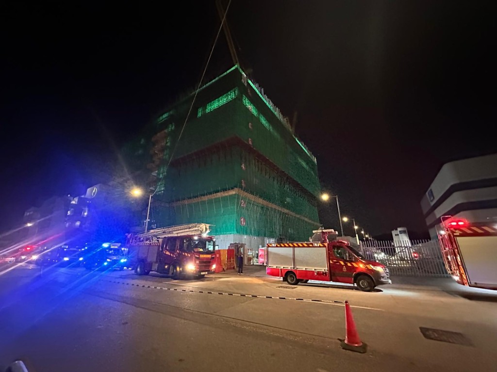 現場為將軍澳工業邨駿日街12號一地盤。