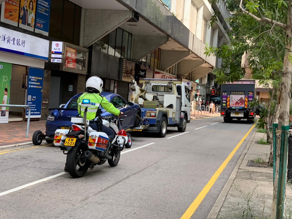 行動中拖走19車。圖:警方提供