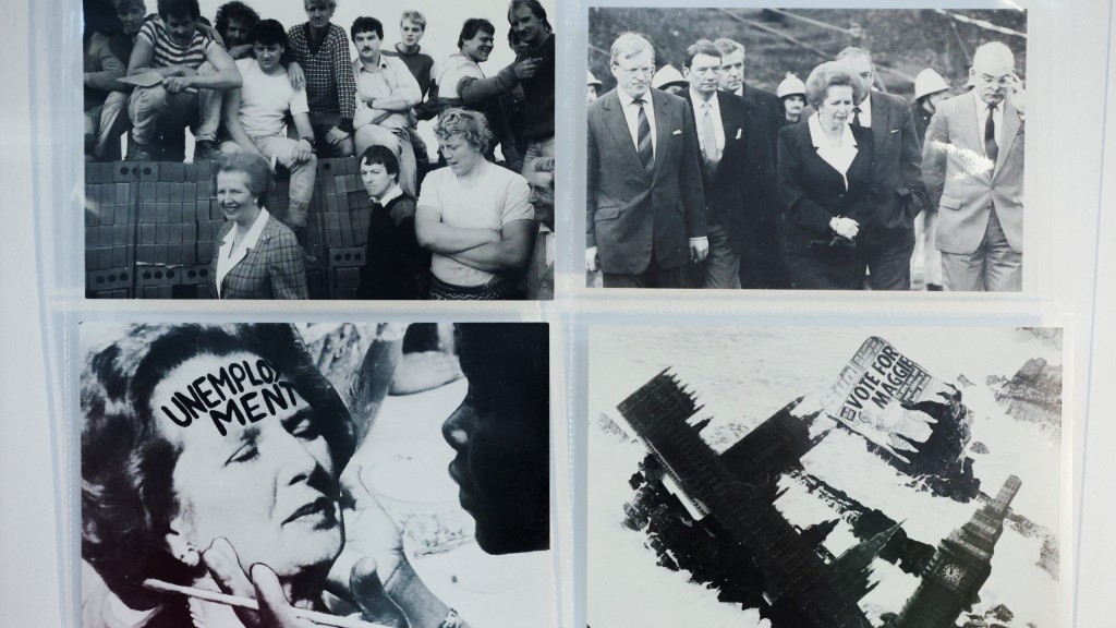 藝術家設計的戴卓爾夫人明信片。 路透社 藝術家設計的戴卓爾夫人明信片。 路透社