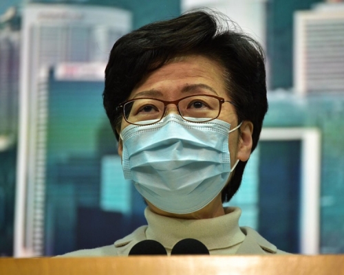 特首林鄭月娥。
