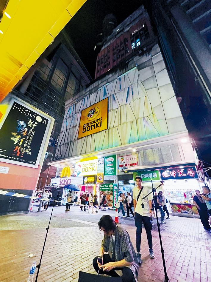 事發旺角鬧市busking地點。