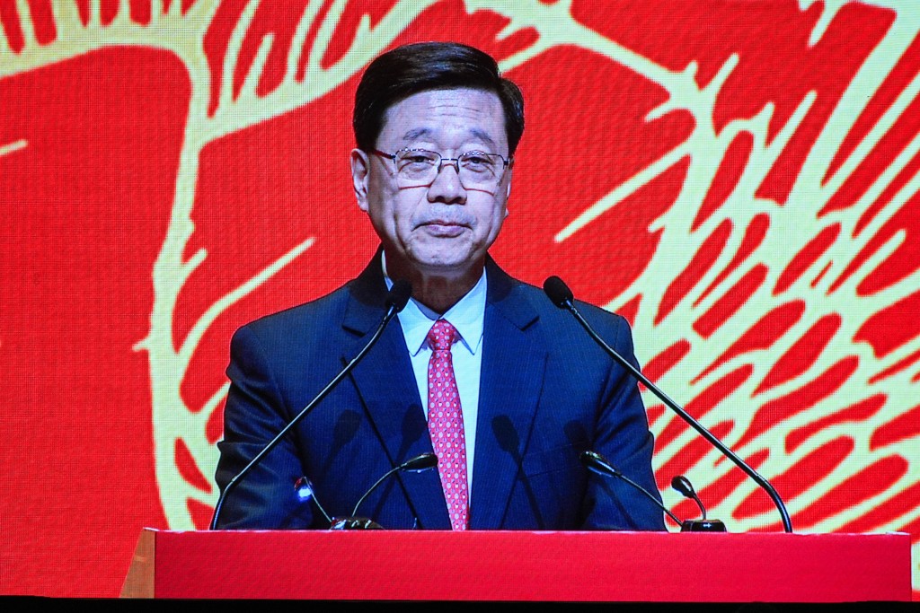 行政長官李家超。吳艷玲攝 行政長官李家超。吳艷玲攝