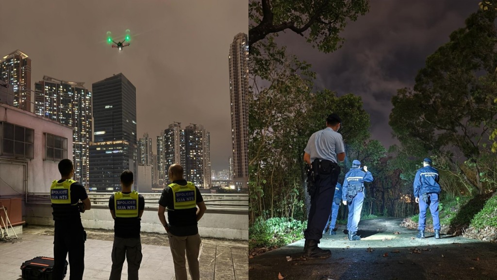 五一黃金周｜警方多部門新界南部署 海陸空打擊假期間爆竊