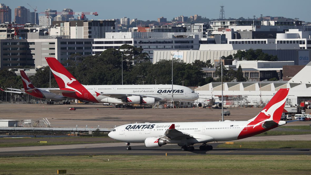 澳洲航空客機。路透社資料圖片