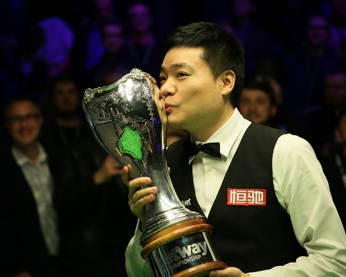 丁俊暉事隔八個月再次贏波，打入英格蘭公開賽正賽。 Worldsnooker官方資料圖片
