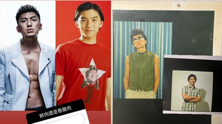 袁偉豪慶祝入行25周年,罕晒「維他奶仔」年代舊照回味一番。