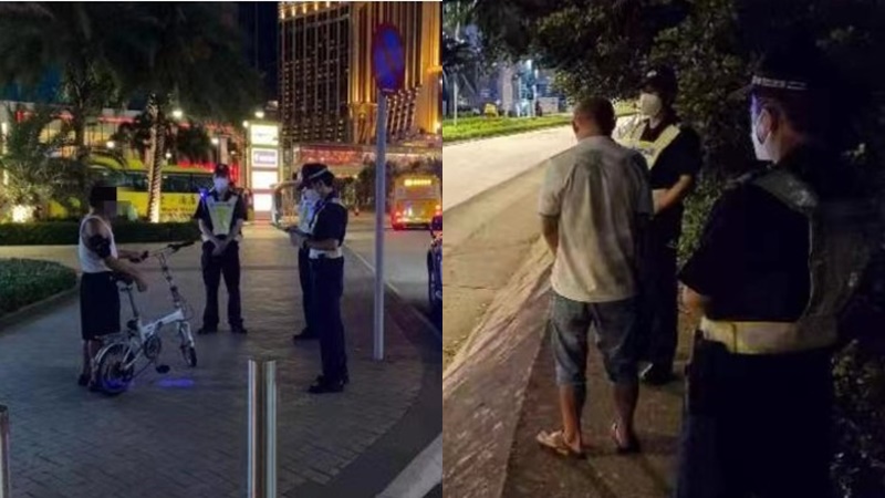 當地海關截獲兩名男子。澳門海關圖片