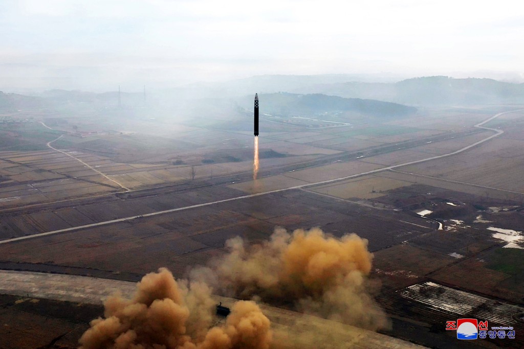 彈道導彈發射高度為6040公里。REUTERS
