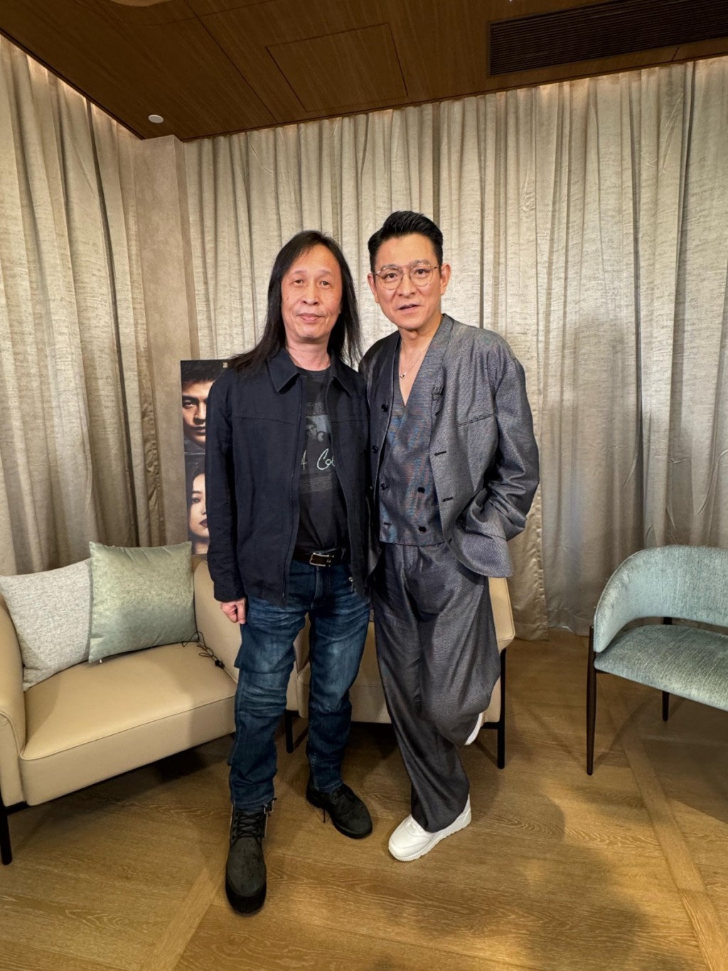邱禮濤、劉德華近年合作無間,互稱貴人。 邱禮濤、劉德華近年合作無間,互稱貴人。