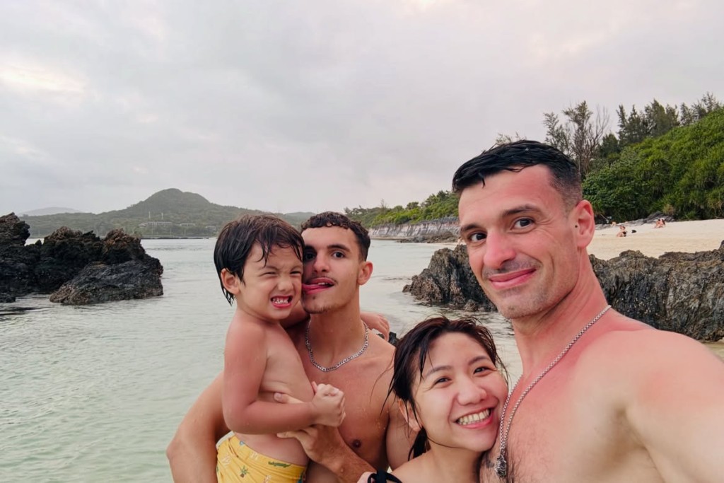 蔡宓婕有個美滿家庭。