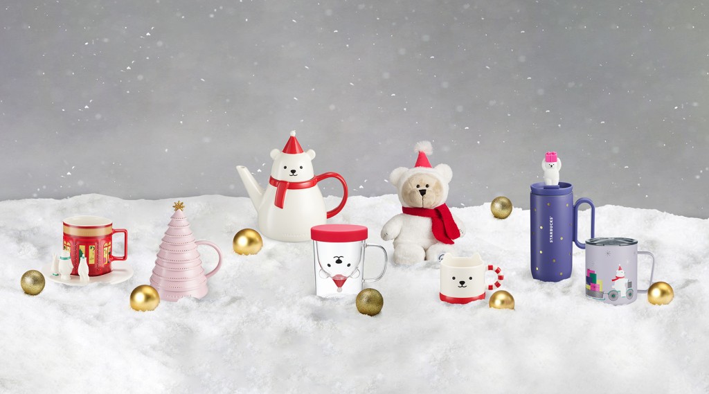 以茫茫雪景为主题推出节日窝心系列，推出将近50件产品。