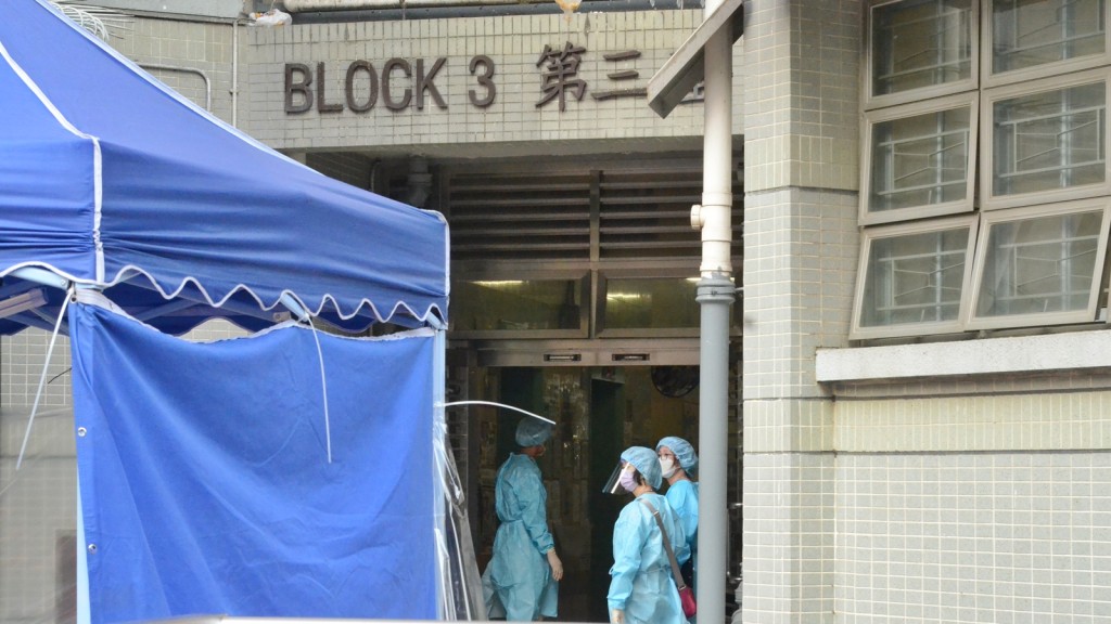 屯門寶田邨第3座完成強檢。資料圖片