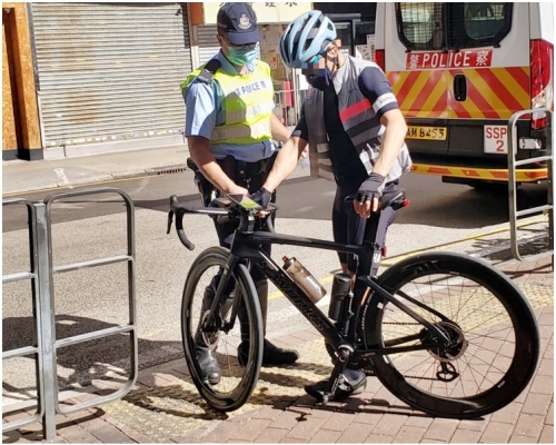 警方發出23張傳票，包括涉及在行人路上騎踏單車。