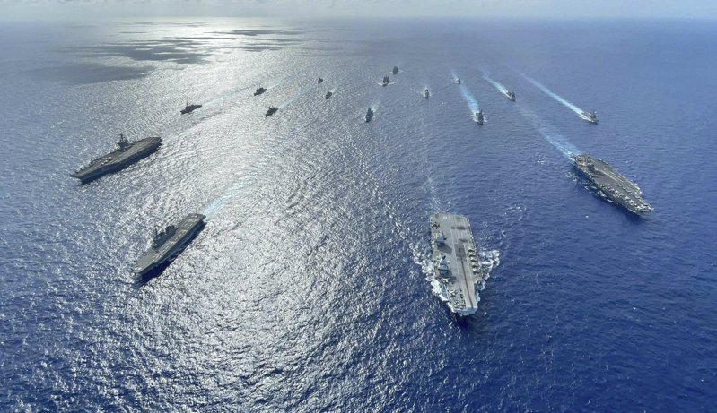 美国的太平洋舰队。