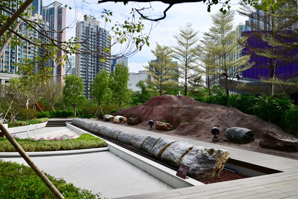 如心園木化石公園是全港首個博物館級木化石的城市公園，佔地約70,000平方呎