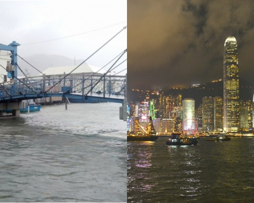 維港及大澳明日下午海水高度上漲。資料圖片