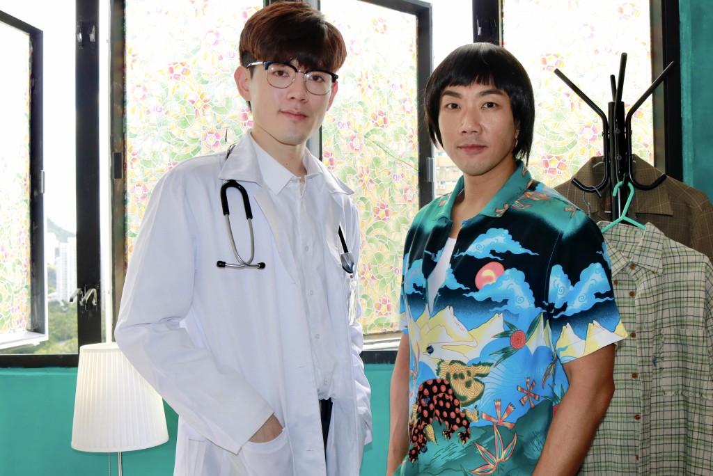 Aiden難得跟師兄(右)合作,他也不禁大呼緊張。