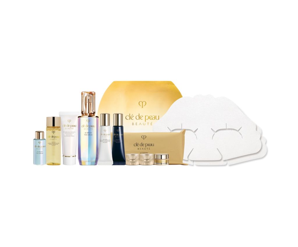 CLÉ DE PEAU BEAUTÉ - 煥活細胞精華 75ml 套裝 $2,700 （原價$4,615 - 41%OFF）：煥活細胞精華 75ml & 7ml、鉑鑽柔膚潔面泡沫 20ml、鉑鑽凝亮柔膚水 30ml、鉑鑽日間防曬活膚乳液SPF25 PA+++ 12ml、鉑鑽夜間修護乳液 12ml、臻緻再生高效面霜 2ml x 2、高效煥活眼霜 2ml、高效煥活眼膜 2片、化粧棉 14片