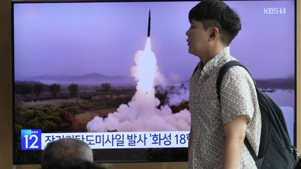 南韓指，北韓再向朝鮮半島西部的黃海，發射多支巡航導彈。美聯社