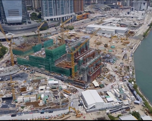 西九文化區管理局終止「M+博物館」主承建商新昌營造合約。資料圖片