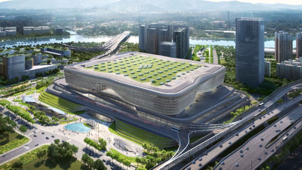 皇崗口岸。 皇崗口岸。