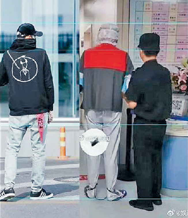 ■有网民将犯人背影与吴亦凡比对，相似度九成。
