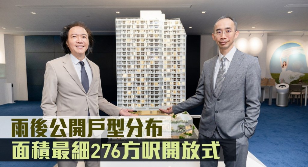 雨後公開戶型分布。