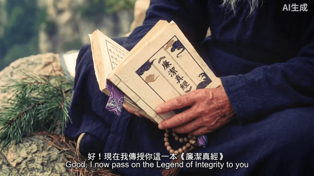 廉署將嚴肅反貪工作化身為「傳授《廉潔真經》」。 廉署將嚴肅反貪工作化身為「傳授《廉潔真經》」。