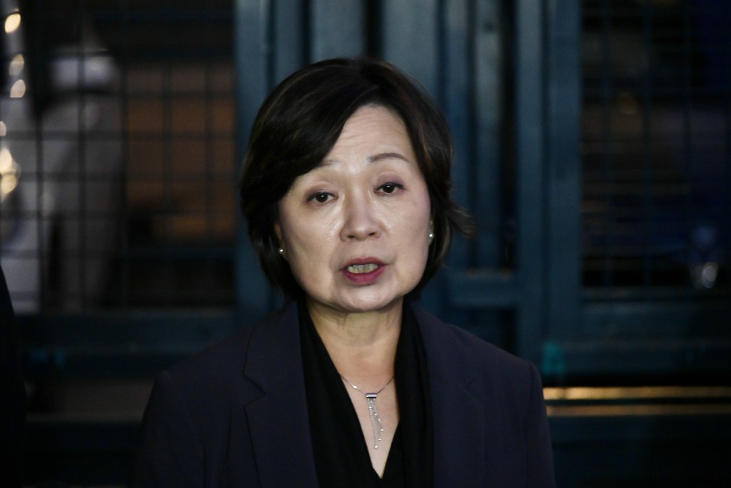 教育局局長蔡若蓮。盧江球攝 教育局局長蔡若蓮。盧江球攝