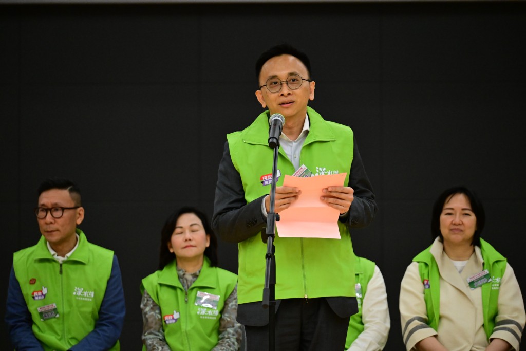 深水埗居民聯會理事長陳偉明議員。陳極彰攝