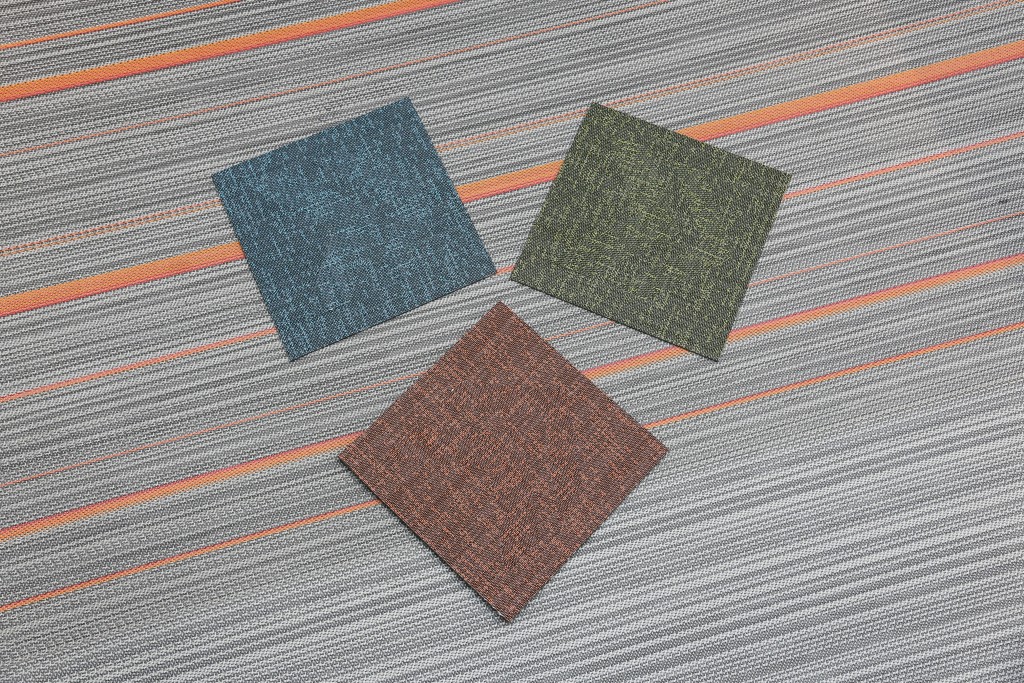 比利时生产的编织地板2TEC2，使用独特吸音物料。