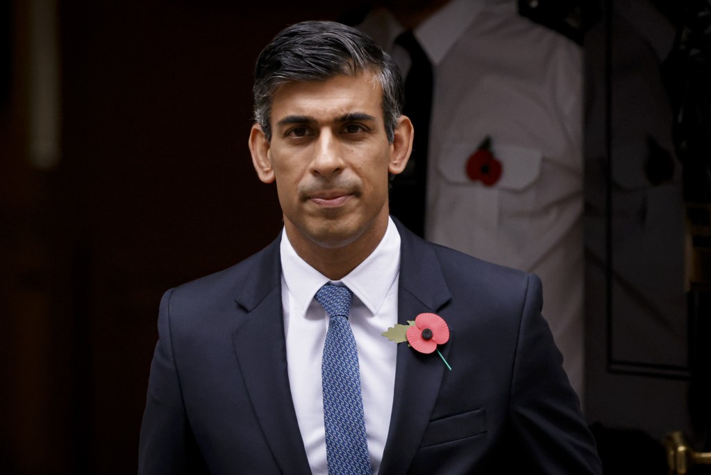 英國首相辛偉誠。AP圖片