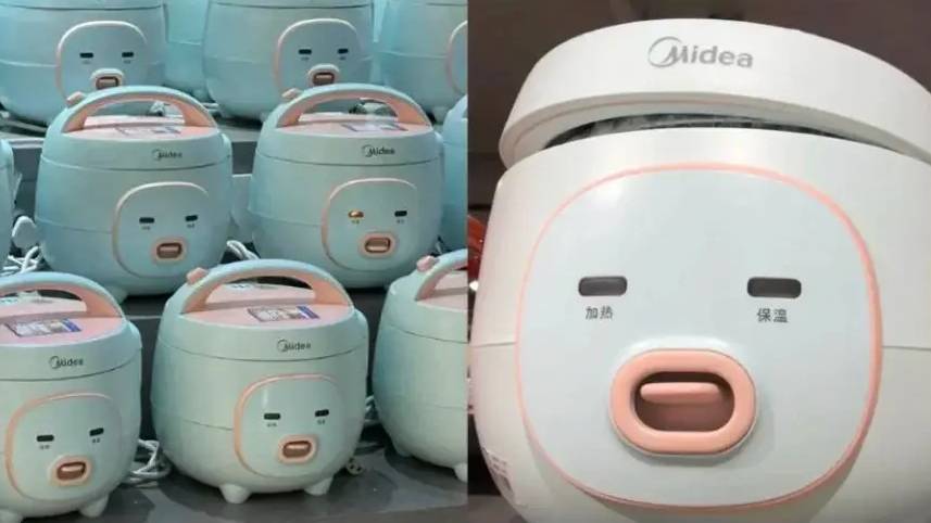 美的电饭煲凭「一张懵圈脸」红到韩国。