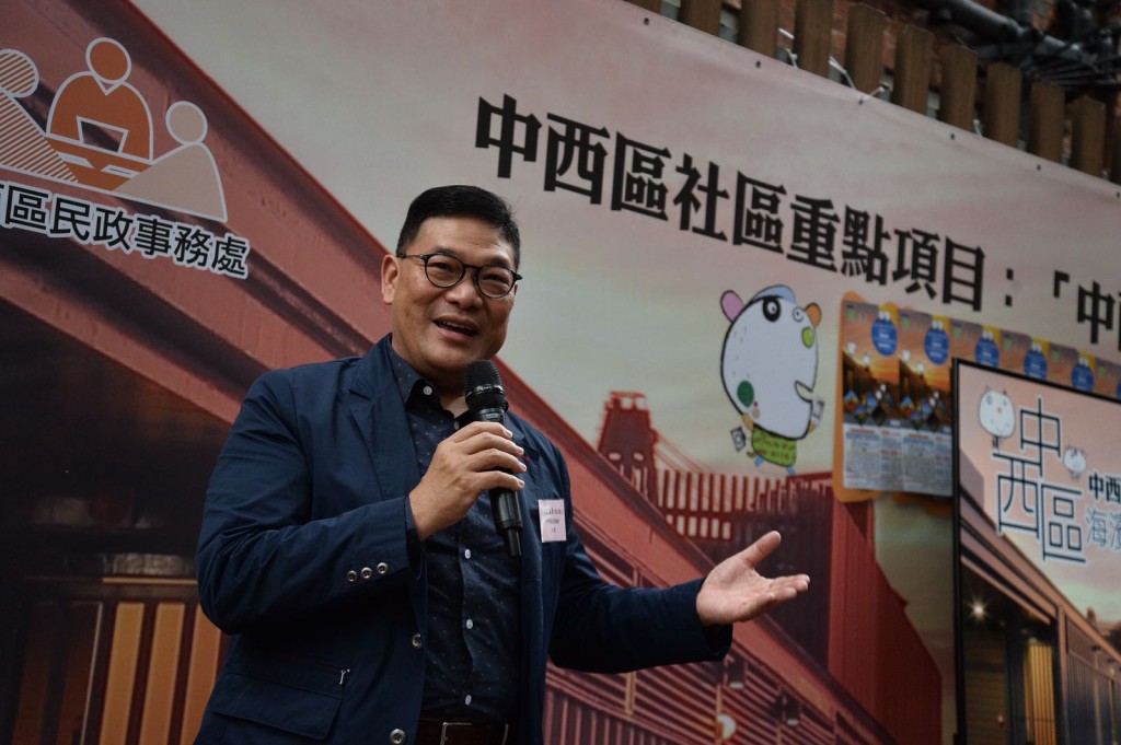 中西區區議會主席葉永成表示,海濱長廊將會在本月28日開幕。
