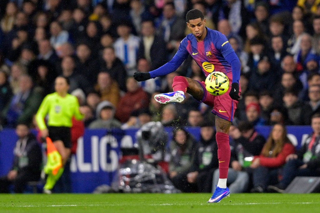 巴塞認為買斷拉舒福特,會是成功的引援行動。法新社 巴塞認為買斷拉舒福特,會是成功的引援行動。法新社