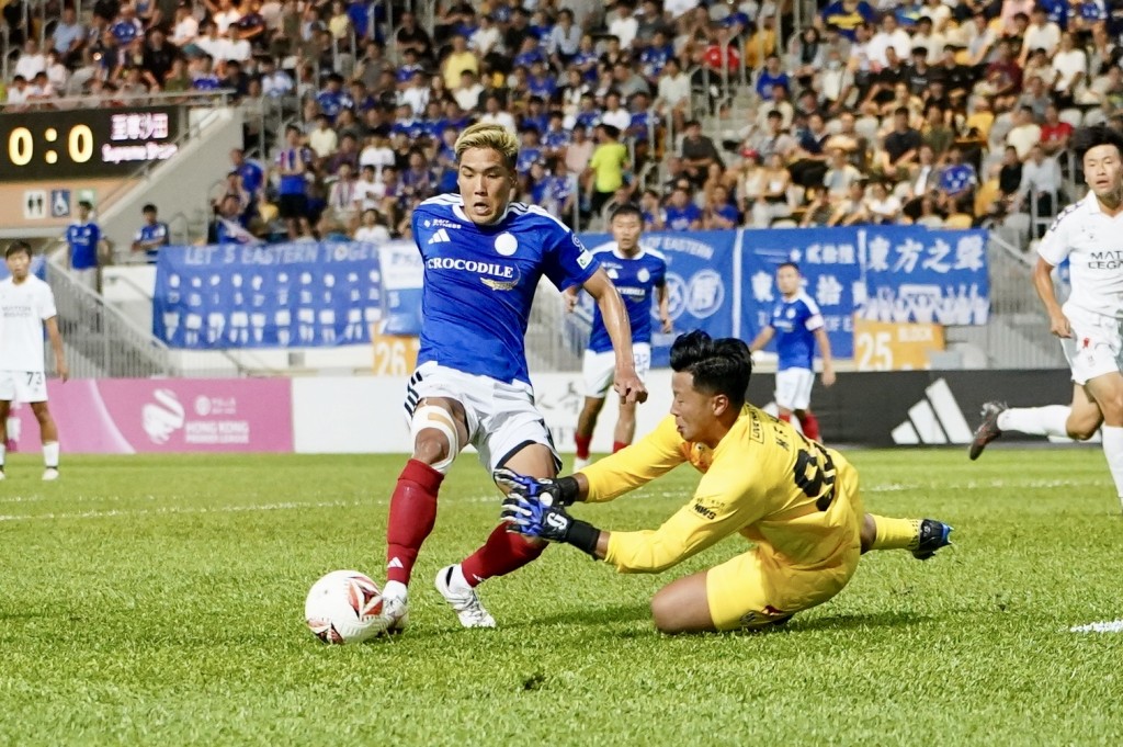 上季聯賽神射手大久保優為東方先開紀錄。楊駿堯攝 上季聯賽神射手大久保優為東方先開紀錄。楊駿堯攝