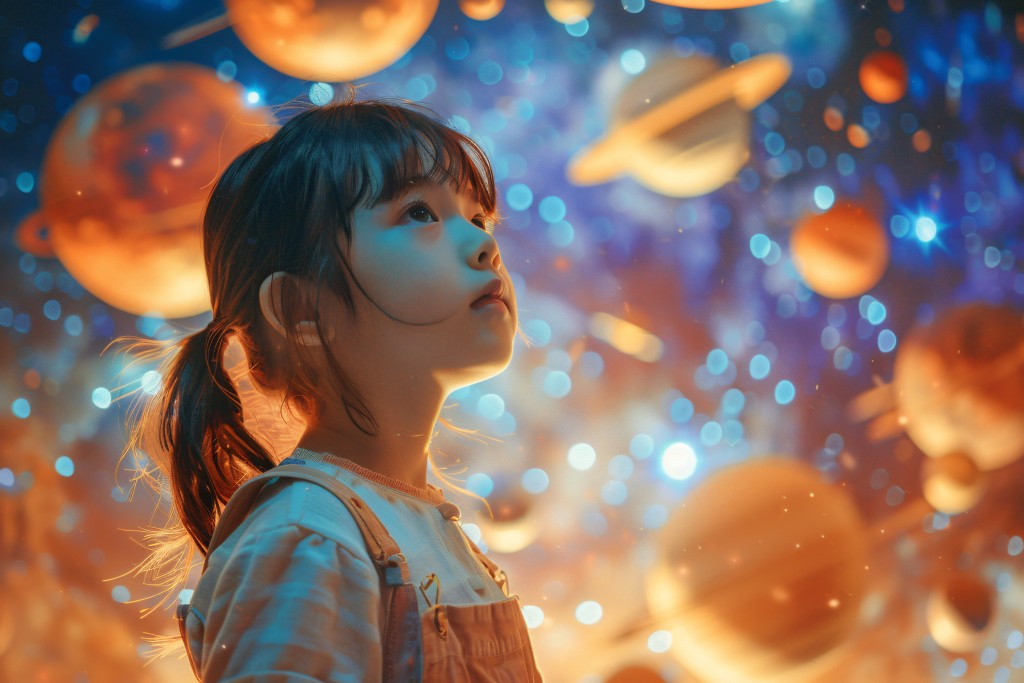 每個孩子都是獨一無二的，你不需要和別人比較，只要相信自己。（AI 生成示意圖）