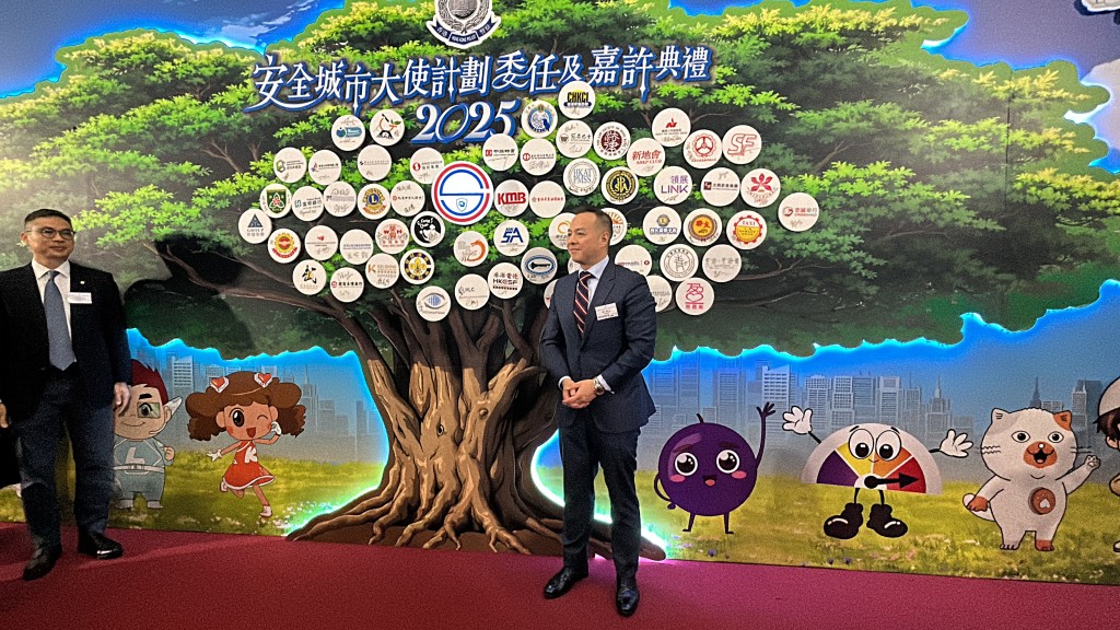 警務處長周一鳴參與活動。林思明攝 