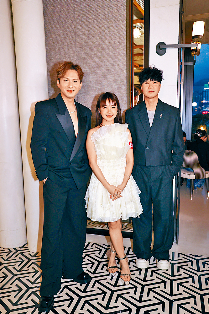 周吉佩、糖妹和布志綸3位大忙人，難得在活動上碰頭。