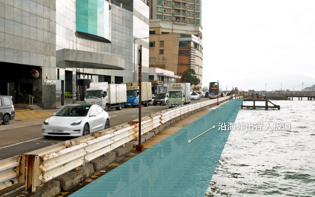 馬路影相險象環生 政府擬修例建行人板道