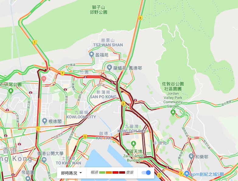 入沙田交通非常擠塞。網上圖片