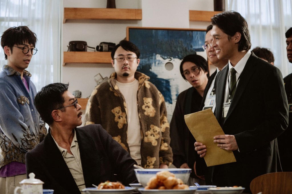 翁導成日同古天樂傾香港電影未來。 翁導成日同古天樂傾香港電影未來。