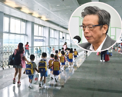 梁子超說,要求跨境學童進行病毒檢測並不實際。 資料圖片