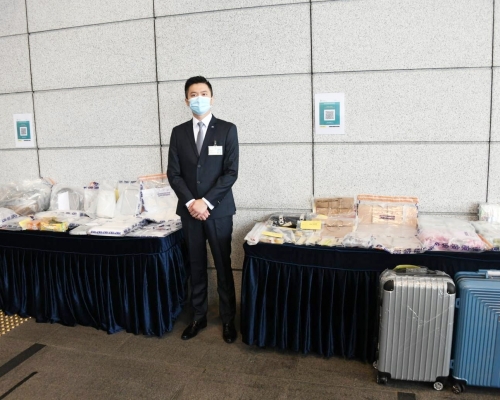 警方指，是次檢獲的毒品市值約1780萬元。